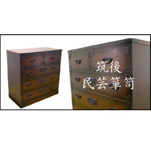 国産 民芸箪笥 10段 和モダン 民芸家具 民芸タンス 衣類収納 整理