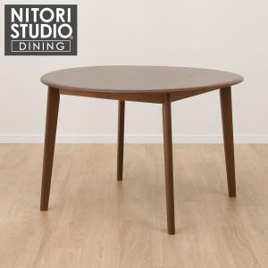 ニトリ（NITORI） メラミン円形テーブル (幅120cm WH) ニトリ期間限定
