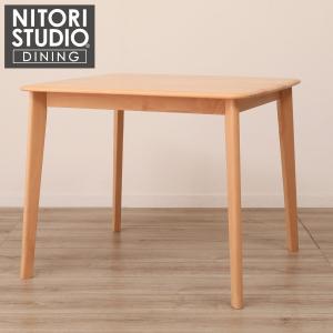 ニトリ（NITORI） 幅120 ダイニングテーブル(アルナスDF 120 LBR) 4人