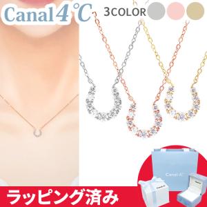 Canal4℃（カナルヨンドシー） リボン済&紙袋 カナル 4°c ネックレス 花