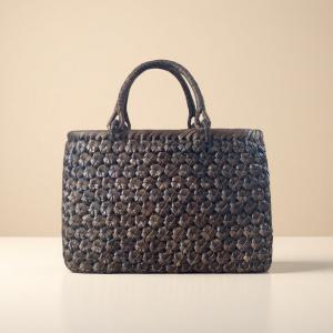 胡桃皮かごバッグ くるみかごバッグ 手作り 籠バッグ 内布付き 和服