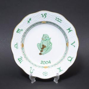 ヘレンド（HEREND） 干支プレート（1997年）「丑（ウシ