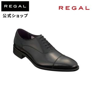 REGAL（リーガル） 公式 REGAL 02DR クォーターブローグ 革底 ブラック