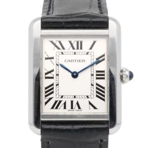 Cartier カルティエ □ タンクソロ SM W1018255 クォーツ レディース