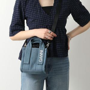 GANNI（ガニー） 巾着バッグ Pouch Printed Nylon B3010069 レディース