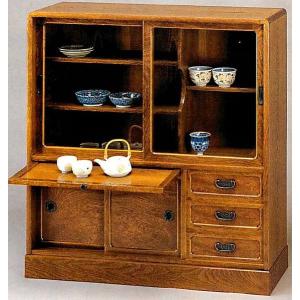 茶箪笥 茶棚 和茶棚 銀河 FK-307 幅85.5cm 欅 ケヤキ : 戸田家具