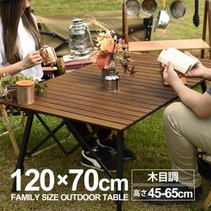 QUICKCAMP（クイックキャンプ） 折りたたみ ウッドロールテーブル 90