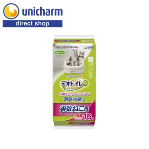 デオトイレ 複数ねこ用 消臭・抗菌シート 16枚×12 爆買 : ユニ