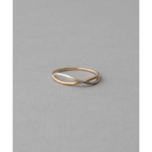 ete（エテ） 指輪 リング 「レイヤード」 K10YG クロス リング