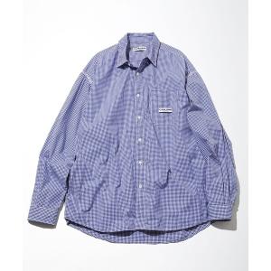 CAHLUMN（カウラム） シャツ Magazine Pocket Broad Shirt(Gingham