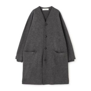 Ballsey（ボールジィ） ノーカラーコート コート ライトタフタ ジップ