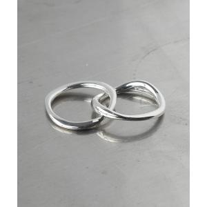 e.m.（イーエム） 指輪 リング 変形2連チェーンリング レディース