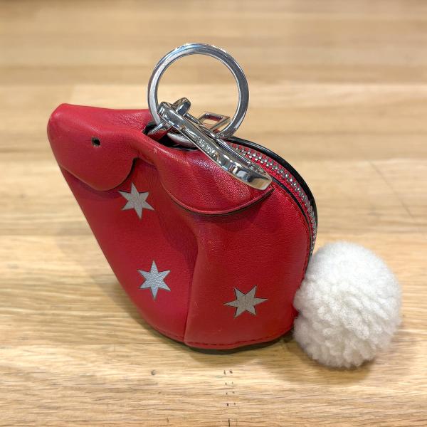 LOEWE（ロエベ） 【良品】ロエベ バニー ウサギ キーリング付き コイン