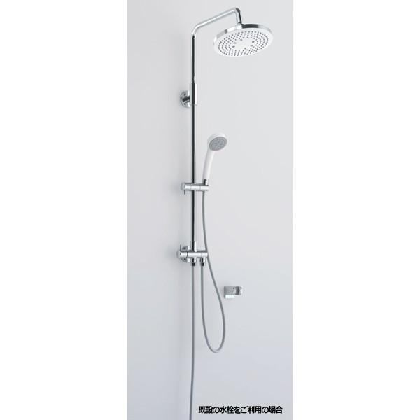 TOTO 【TBW04004J1】TOTO 壁付サーモスタット混合水栓 オーバーヘッド