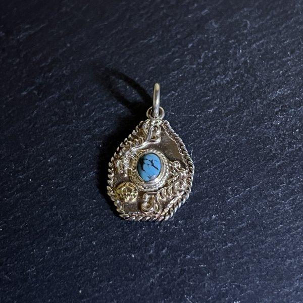 FIRST ARROW's（ファーストアローズ） K18付アラベスク・ターコイズ