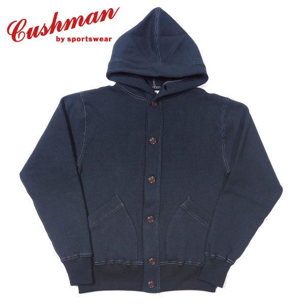 CUSHMAN（クッシュマン） フルボタン パーカー スウェット スエット