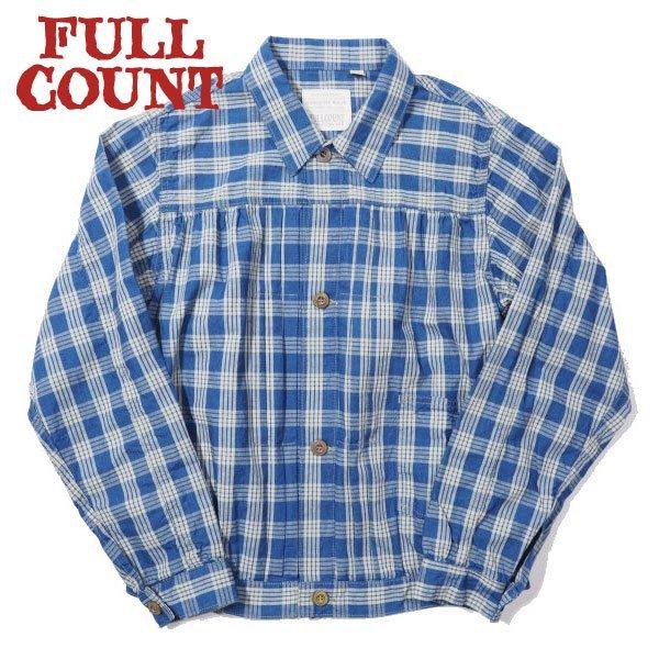FULLCOUNT（フルカウント） インディゴパラカチェック ワーク
