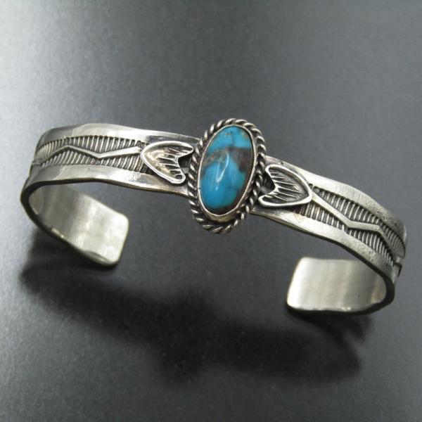 美品 Sunshine Reeves ナバホ族 バングル ビズビー ターコイズ