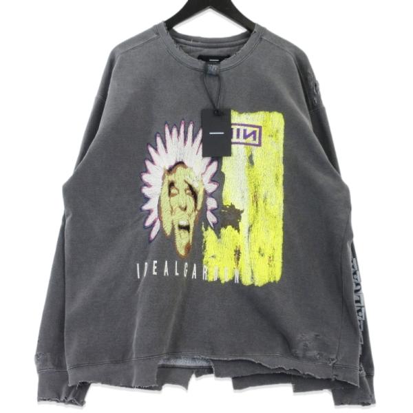 未使用 MINUS マイナス スウェット M-P2-BG8 Bootleg DIY Crew Sweat