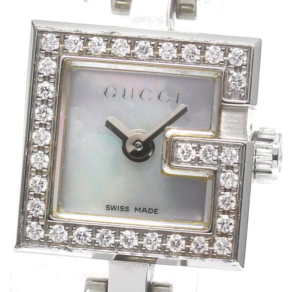 GUCCI（グッチ） GUCCI 102/YA102541 Gミニ ダイヤベゼル クォーツ