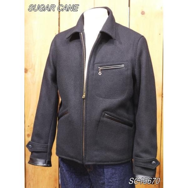 SUGAR CANE シュガーケーン 30oz ウールメルトンスポーツジャケット