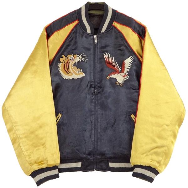 BACK STREET CRAWLER 虎鷹地図柄 スカジャン M、Lサイズ : アメリカの