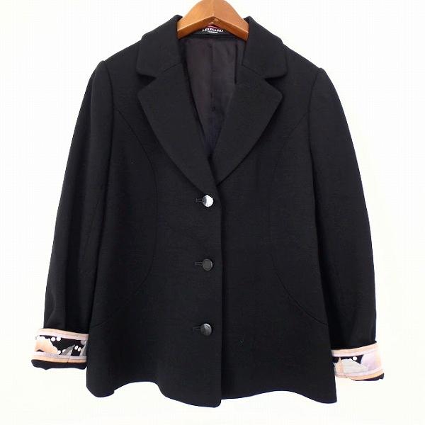 LEONARD（レオナール） #anc ジャケット 38 黒 シンプル 日本製
