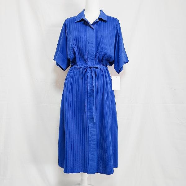 snc ヤッコマリカルド YACCOMARICARD ワンピース 2 青 ピンタック