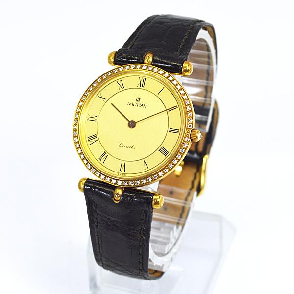 WALTHAM（ウォルサム） ○現品限り 大特価！/K18 18金 ウォッチ 腕時計