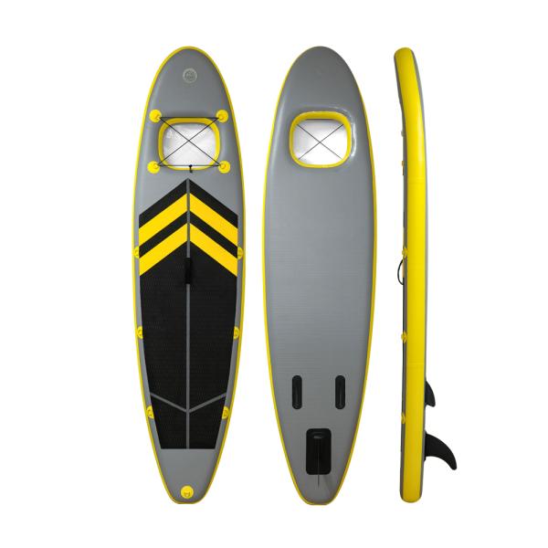 新モデル インフレータブル SUP 窓付き スタンドアップ パドルボード
