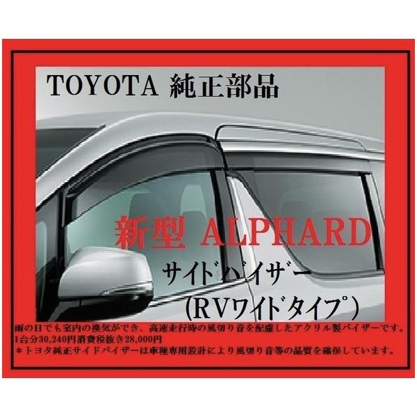 トヨタ（TOYOTA） ALPHARD アルファード(30/35系) サイドバイザー RV