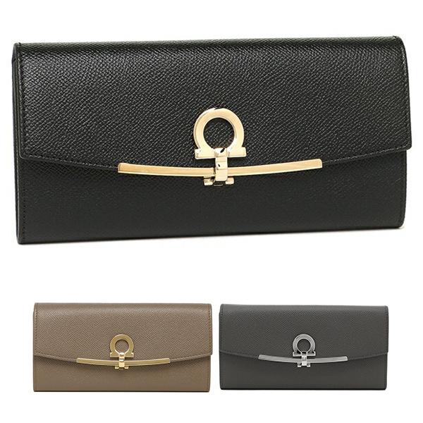 FERRAGAMO（フェラガモ） 長財布 ガンチーノクリップ レディース
