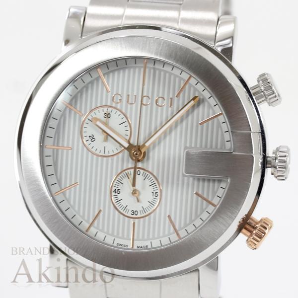GUCCI（グッチ） 腕時計 メンズ 101M クロノグラフ搭載 Gロゴケース SS