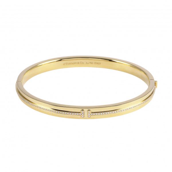 TIFFANY&Co.（ティファニー） T TWO ヒンジ ダイヤモンド K18イエロー
