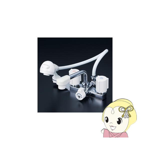 KVK 【直送】 2ハンドル洗髪シャワー 120mmピッチ対応 KF14EF2