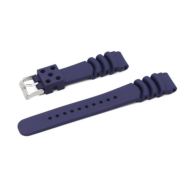 セイコー ダイバーズ ラバー ベルト 20mm 22mm ウレタン ネイビー