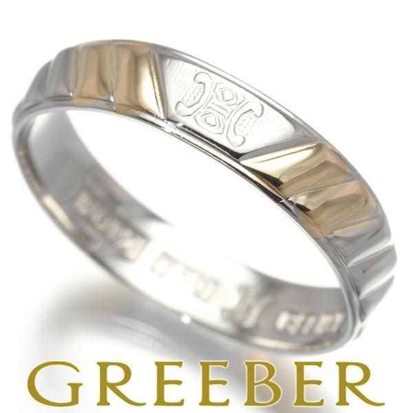 CELINE（セリーヌ） リング マカダム コンビカラー 12号 K18YG/Pt850