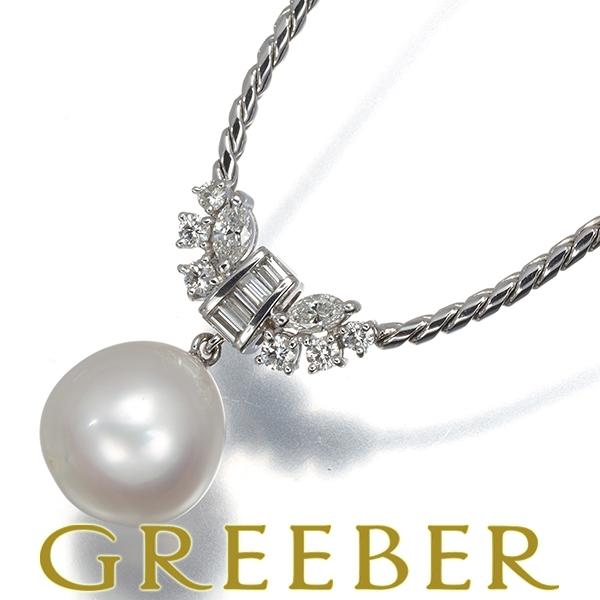 MIKIMOTO（ミキモト） ネックレス パール 真珠 11.3mm ダイヤ