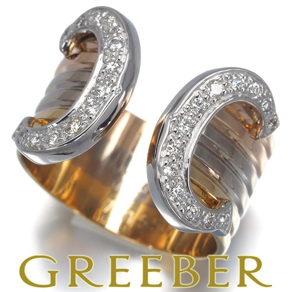 Cartier（カルティエ） リング ダイヤ 2C ドゥーブルC C2 スリーカラー