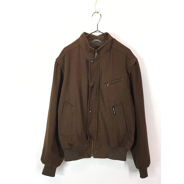 古着 80s Members Only 比翼 スタンドカラー ウール メンバーズ