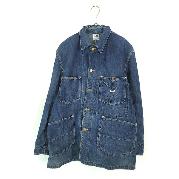 古着 50s USA製 Lee 91-J Jelt Denim 真紺 インディゴ デニム ワーク