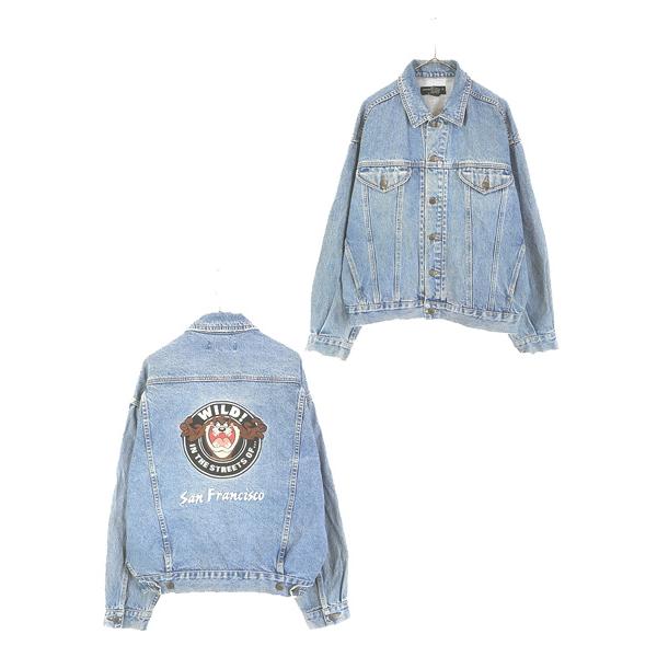 スタジオバイサウスポール デニムジャケット ルーニーテューンズ 90s