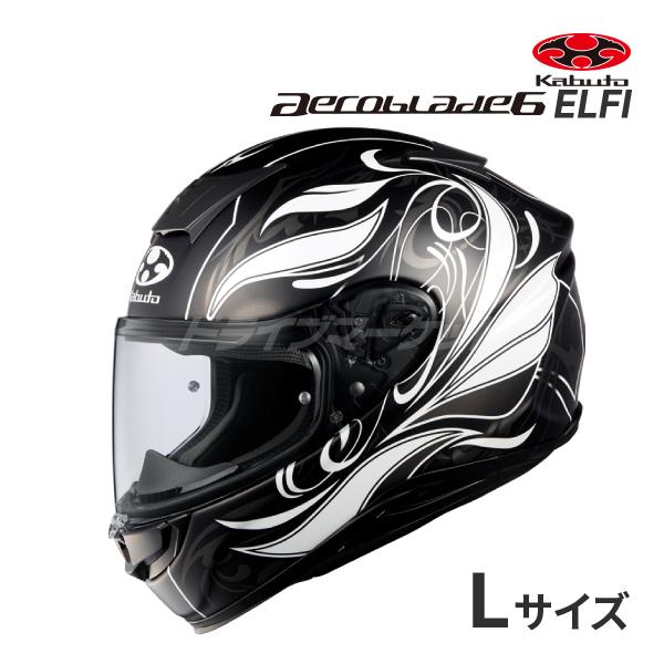 AEROBLADE OGK KABUTO 6 ELFI フラットブラック L(59-60cm) ヘルメット