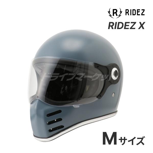 RIDEZ RIDEZ X グレー Mサイズ(57- 58cm) フルフェイスヘルメット