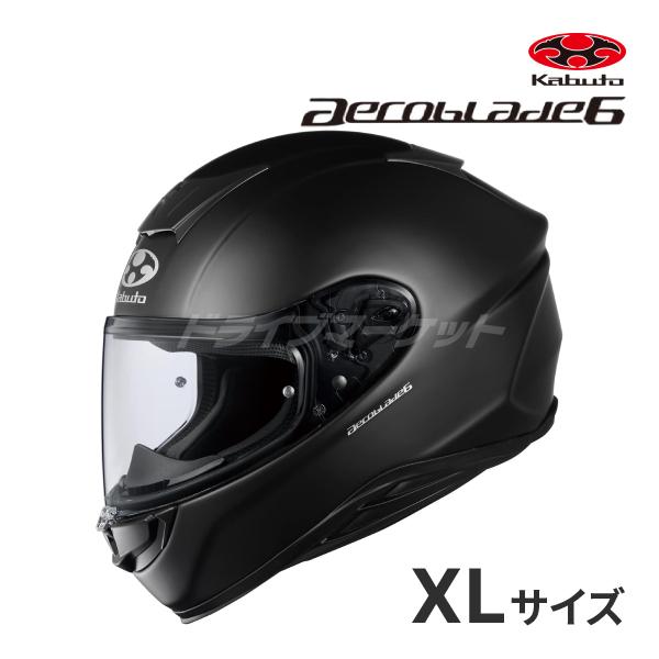 AEROBLADE OGK KABUTO 6 フラットブラック XL(61-62cm) ヘルメット