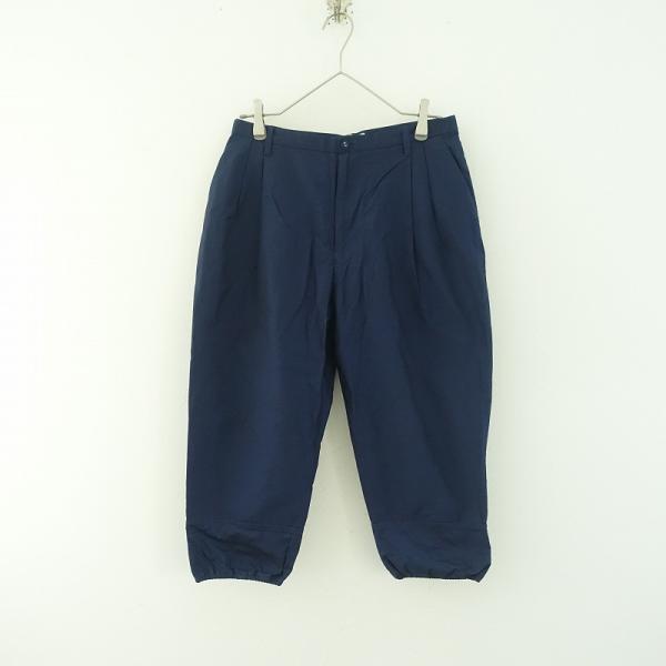 mina perhonen（ミナペルホネン） *valo クロップドパンツ*36ネイビー
