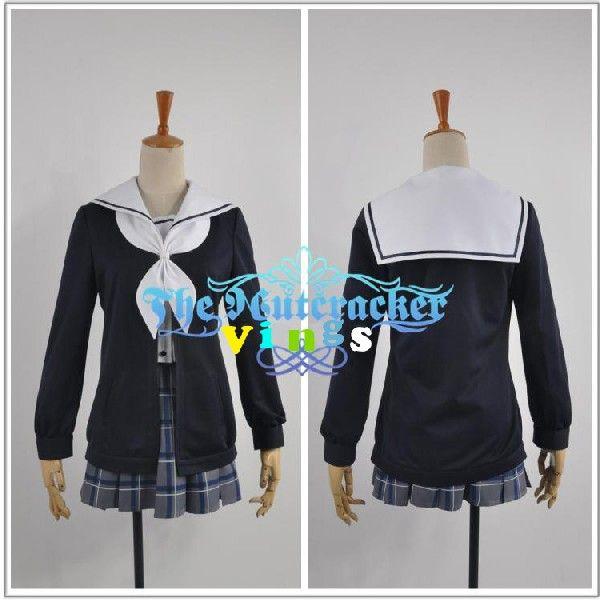 コスプレ衣装 ハナヤマタ 関谷 なる 制服 捺染 和服 羽織 由比浜学園