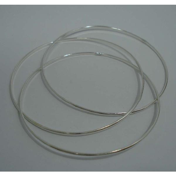 スターリング シルバー925 バングル ブレスレット シルバー