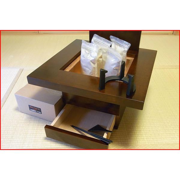 セット割 角火鉢 欅けやき【火鉢本体＋道具5点セット】送料無料 ※返品