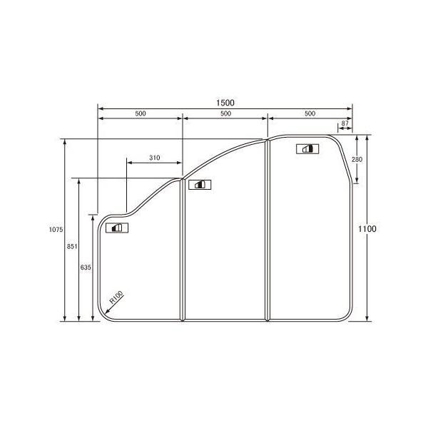 Panasonic（パナソニック） お風呂のふた （松下電工 ナショナル